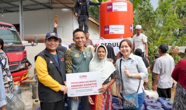 Saat Air Mulai Langka, Laznas PPPA Daarul Qur’an Bersama Ichi Tan Hadir di Lebak
