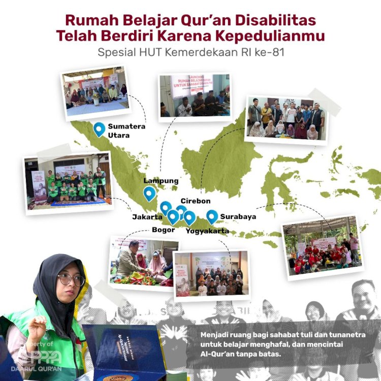 Alhamdulillah, Karena Kepedulianmu, Rumah Belajar Qur’an Kini Hadir untuk Sahabat Disabilitas