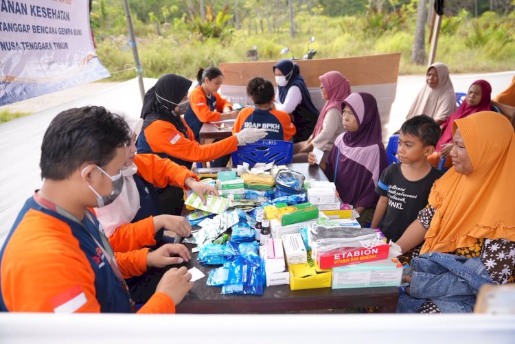 3.000 Porsi Makanan dan 405 Layanan Medis untuk Penyintas Gempa NTT