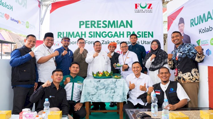 Senator KH.M Nuh Resmikan Rumah Singgah Pasien Kolaborasi FOZ Sumut