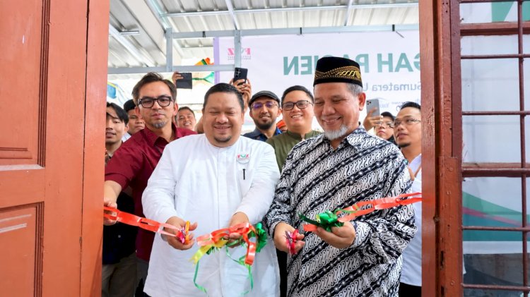Senator KH.M Nuh Resmikan Rumah Singgah Pasien Kolaborasi FOZ Sumut