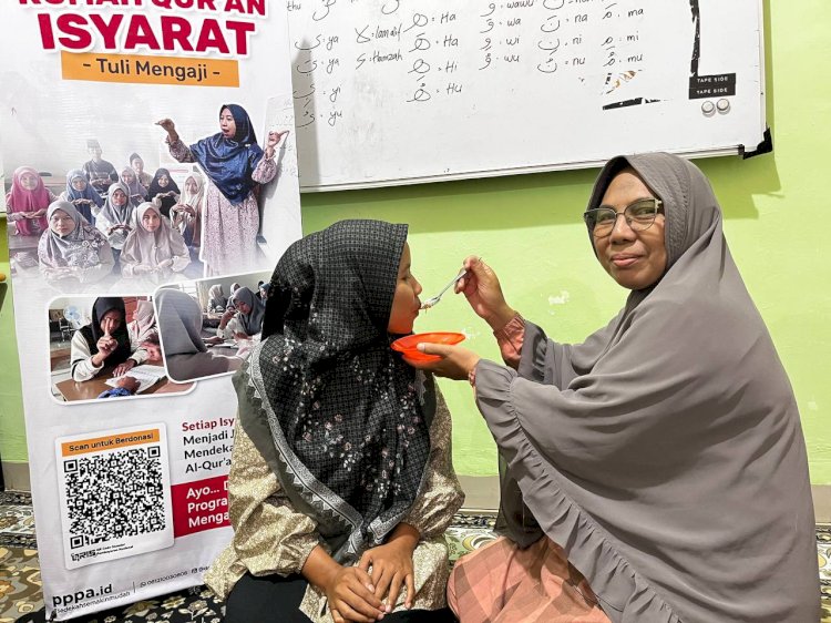 Tamat Iqro dengan Isyarat, Widya Santri Disabilitas Kini Bisa Mengaji Al-Qur’an