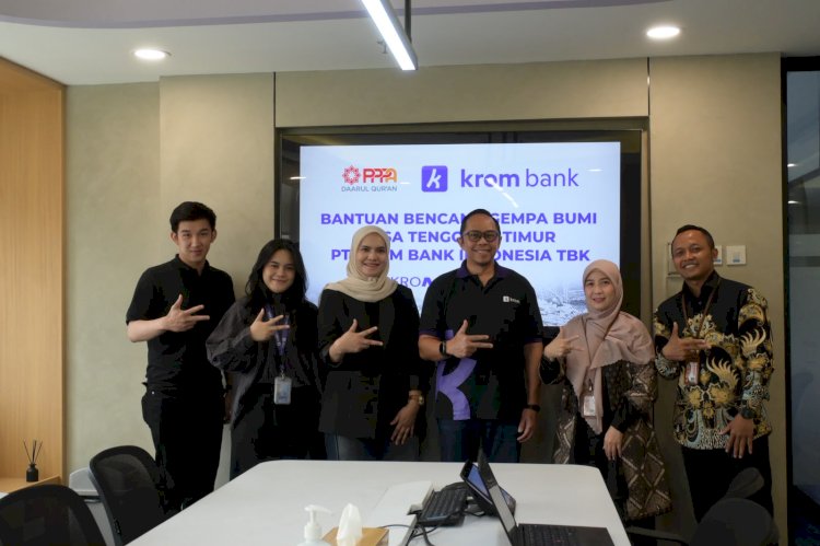 Krom Bank dan Laznas PPPA Daarul Qur’an Hadirkan Bantuan bagi Penyintas Gempa Flores