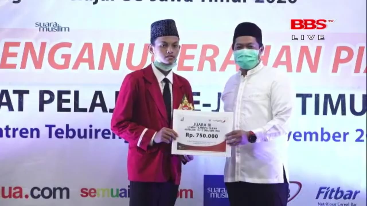 Alfan, Santri Rumah Tahfidz yang Raih Juara 3 di Lomba Digital Musabaqoh Tilawatil Qur'an (DMTQ) se Jawa Timur