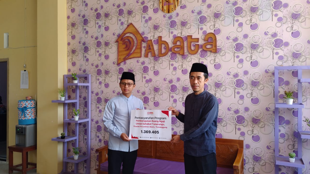 PPPA Daarul Qur'an Semarang Salurkan Bantuan untuk Pesantren Abata, Pesantrennya Santri Berkebutuhan Khusus