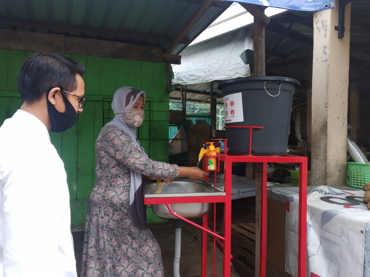 Wastafel Kebersihan Untuk Pengunjung Pasar Krempyeng Banaran Semarang