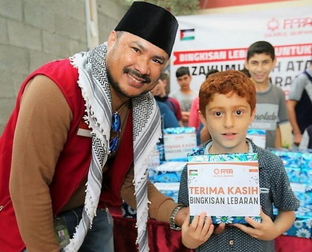 Daarul Qur'an Gaza Sampaikan Amanah Muslimin Indonesia