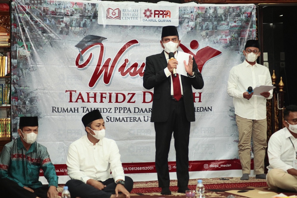Simak Pesan Gubernur Sumatera Utara Edy Rahmayadi yang Hadir di Wisuda Santri Rumah Tahfidz