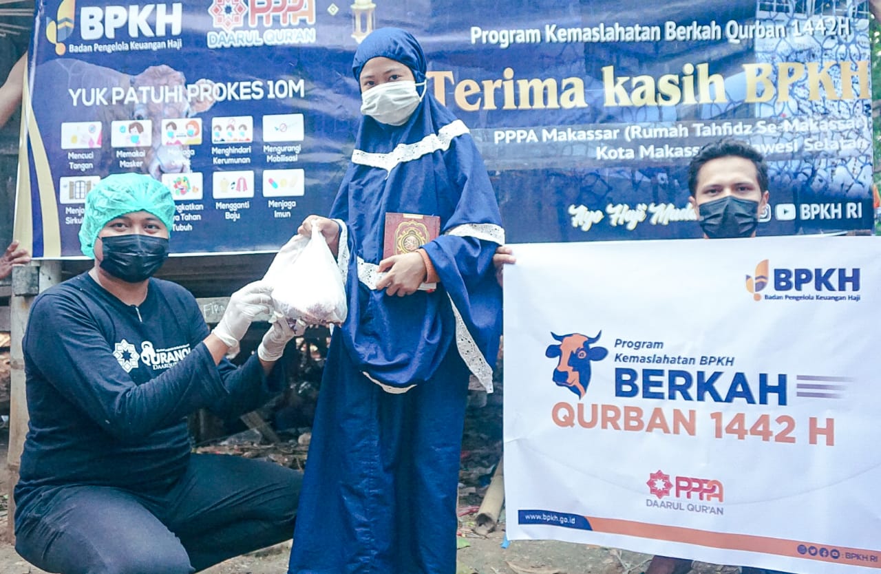 Terima Hewan Qurban dari BPKH, PPPA Daarul Qurâ€™an Makassar Bagikan ke Teras Tahfidz dan Rumah Tahfidz