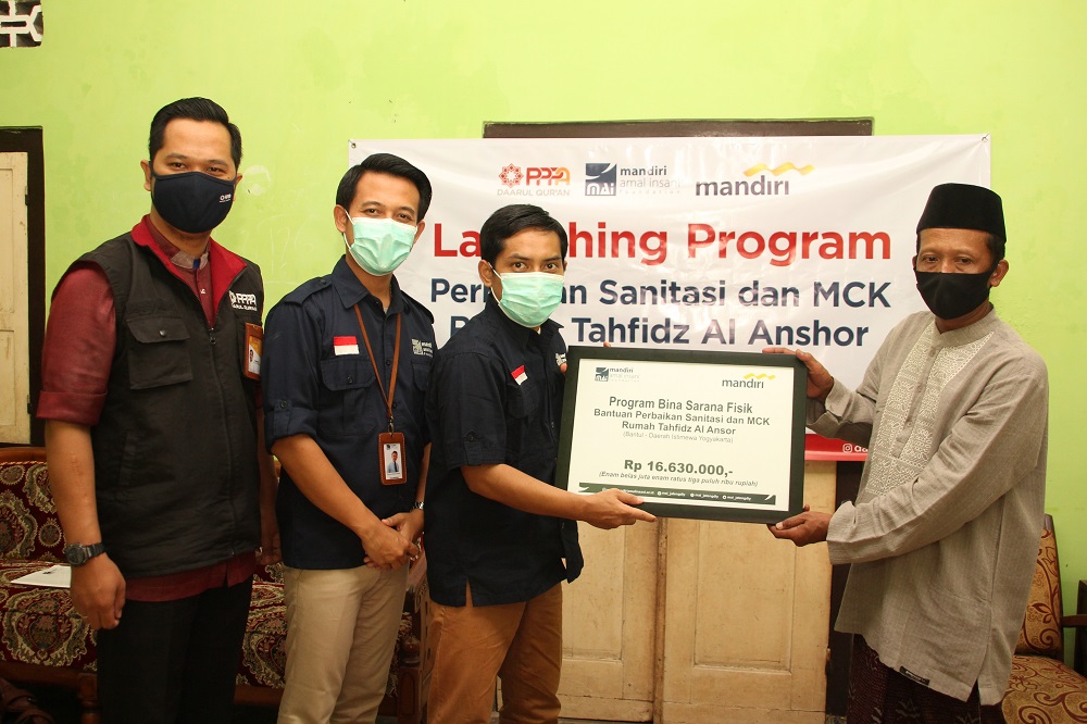 PPPA Daarul Qurâ€™an Yogyakarta Bersama Mandiri Amal Insani Resmikan Kerja Sama Sanitasi Rumah Tahfidz