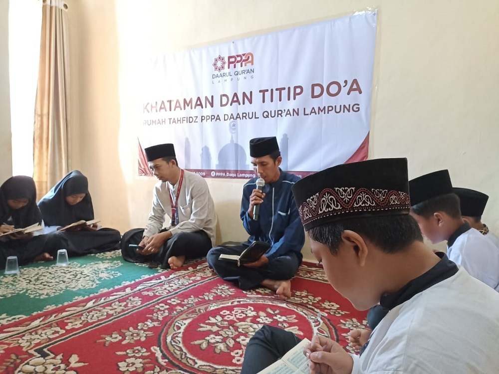 PPPA Daarul Qur'an Lampung dan Rumah Tahfidz se-Lampung Gelar Khataman Qur'an Rutin