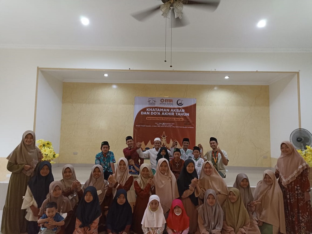 Khotmil Qur'an bersama Santri Rumah Tahfidz Lampung