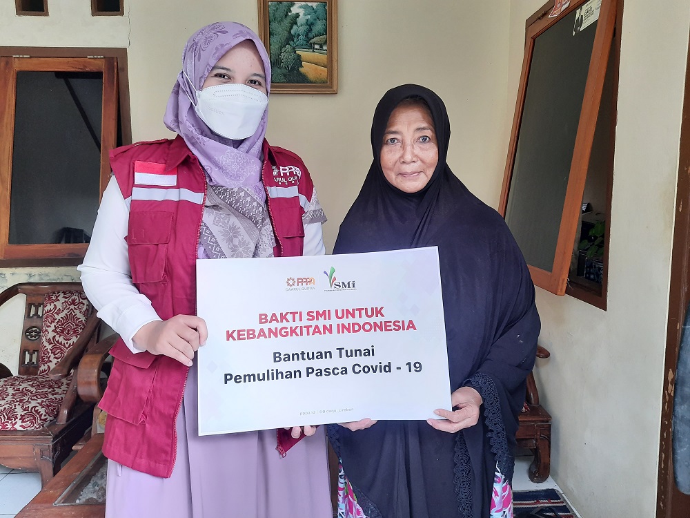 PPPA Daarul Qur'an Cirebon dan SMI Salurkan Bantuan Penyintas Covid-19