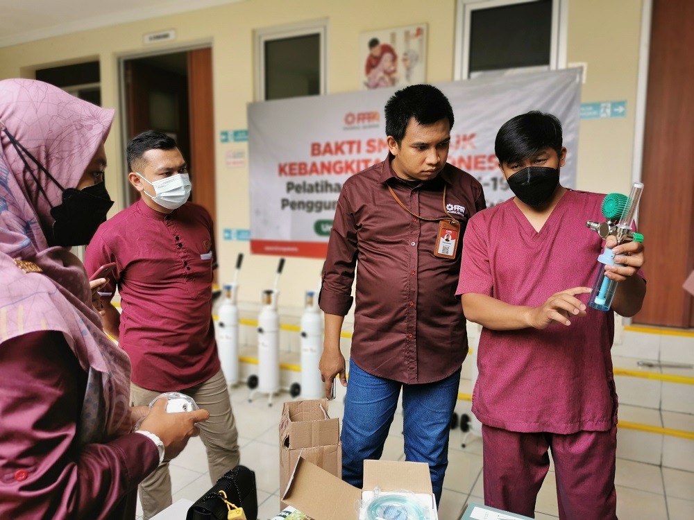 PPPA Daarul Qurâ€™an Yogyakarta bersama PT.SMI Salurkan Tabung Oksigen ke Fasilitas Kesehatan