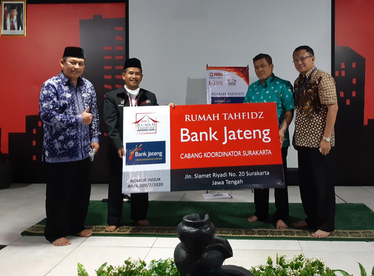 RTC Resmikan Rumah Tahfidz Bank Jateng Cabang Surakarta