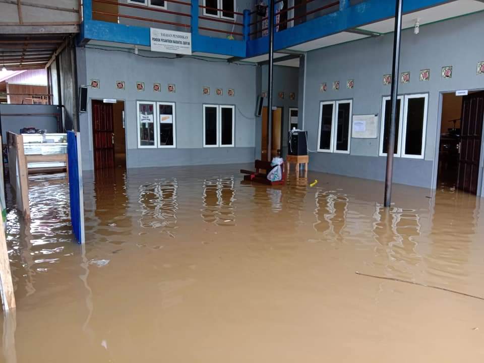 Rumah Tahfidz Roudlotul Qur'an di Katingan Terendam Banjir