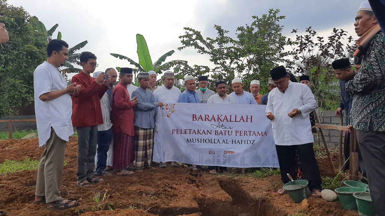 Peletakan Batu Pertama Mushola Al-Istiqomah Rumah Tahfidz Al-Hafidz Medan