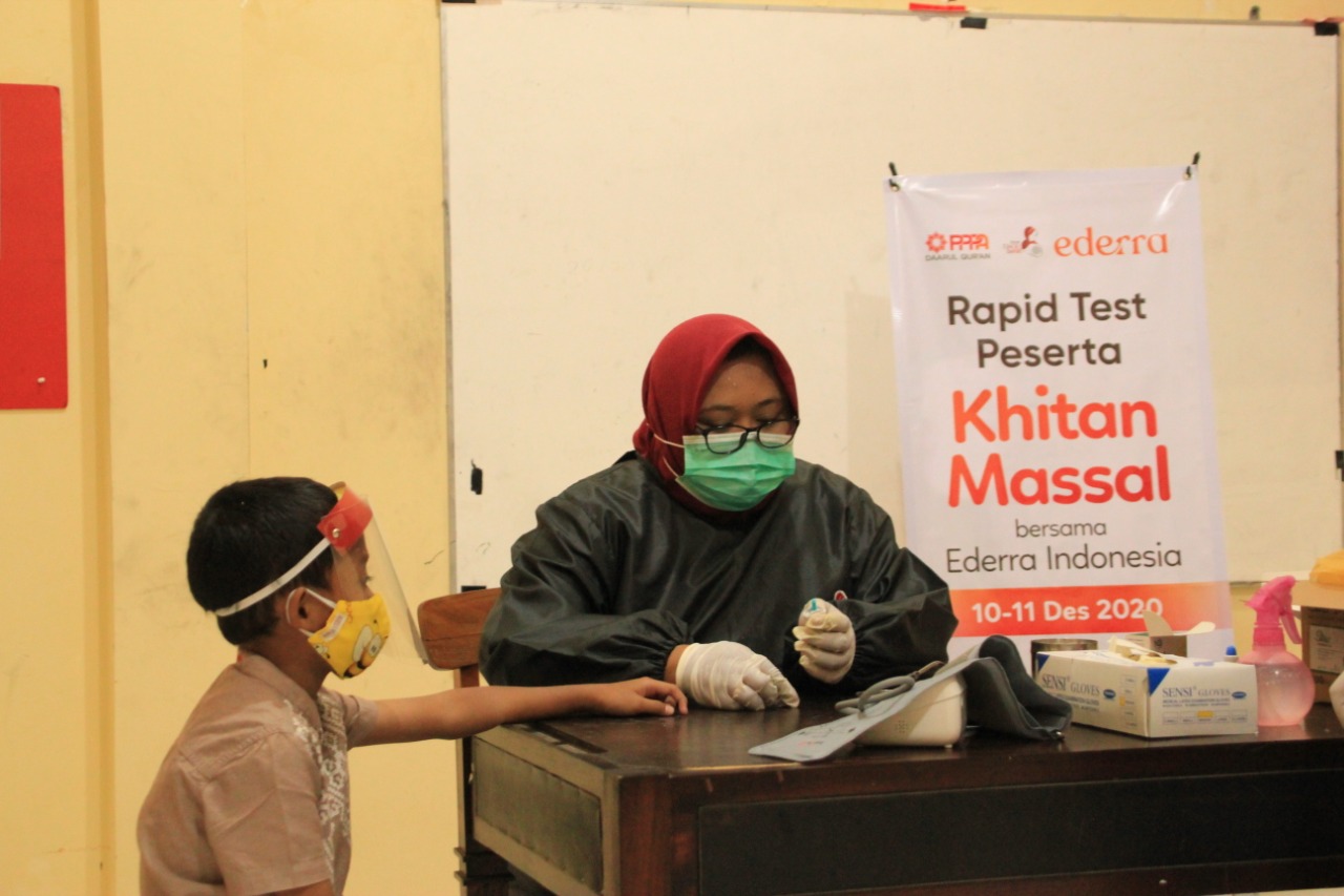 Rapid Test dan Screening Pra Khitan Massal Bersama Ederra Indonesia