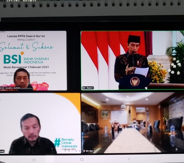 PPPA Daarul Qur'an Apresiasi Peresmian Bank Syariah Indonesia
