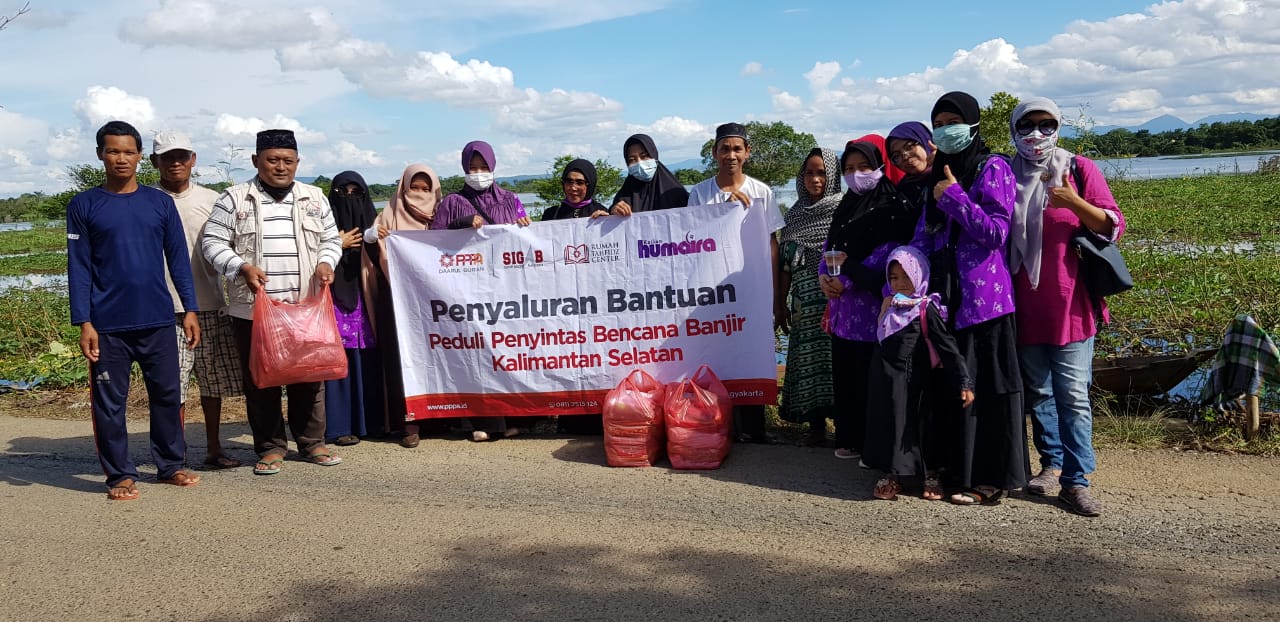 Sinergi Siaga Bencana Banjir Kalimantan Selatan Bersama Kajian Humaira Solo