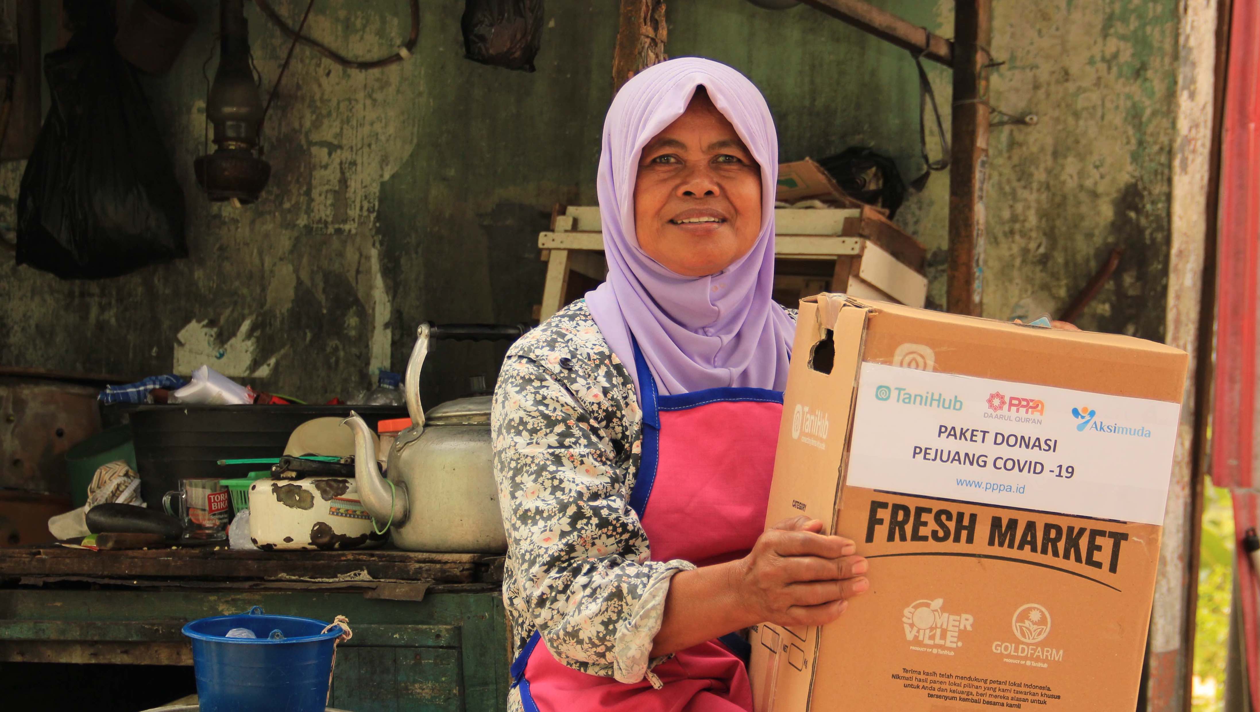 PPPA Daarul Qurâ€™an Yogyakarta Salurkan Bantuan dari Aksimuda dan TaniHub
