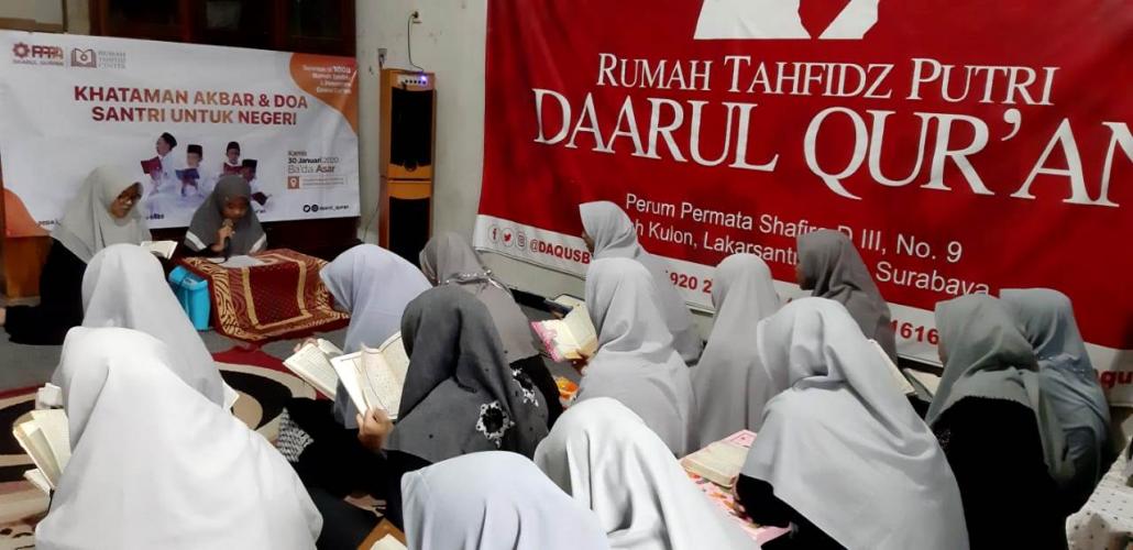 Doa Santri Penghafal Qur'an untuk Negeri dan Para Donatur