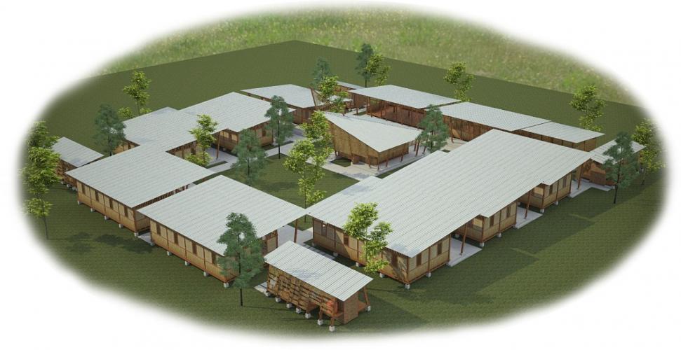 Ini Desain Shelter Tahfizh untuk Palu