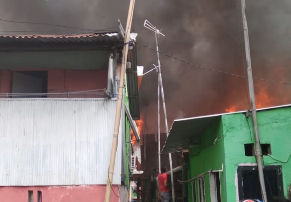 Sigab PPPA Daarul Qur'an Makassar Terjun ke Lokasi Kebakaran