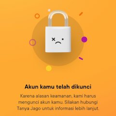 Cara atasi buka blokir bank jago terkunci salah password